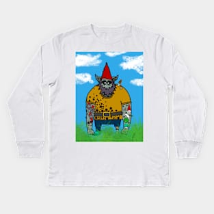 Gnome sailor collab Kids Long Sleeve T-Shirt